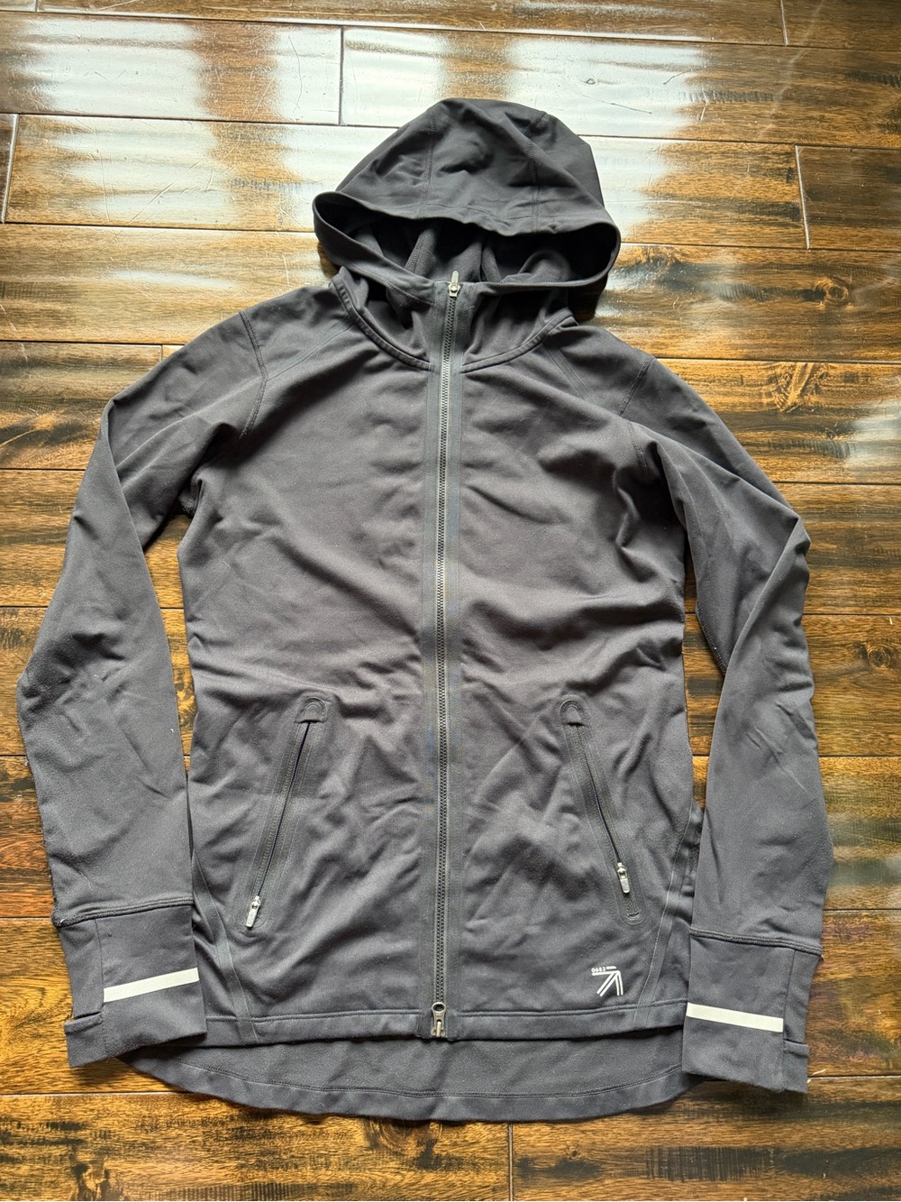 New Balance Black Full-Zip Athletic Hoodie